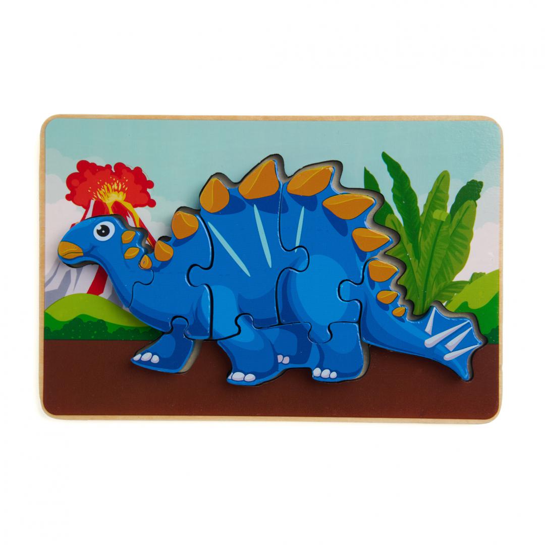 MomKi PUZZLE DIN LEMN TUOJIANGOSAURUS, 8 PIESE, MKT79373