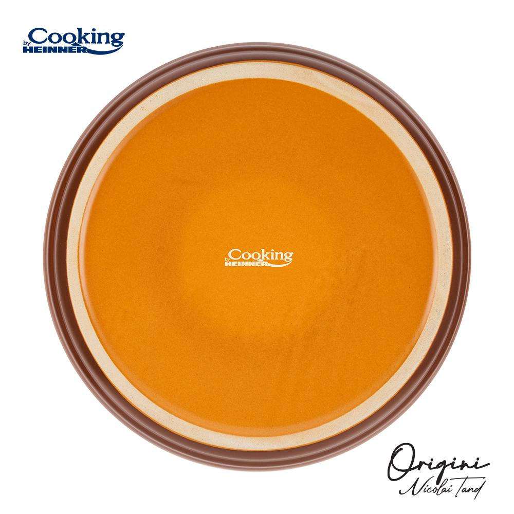 HEINNER OALA CERAMICA CU CAPAC, 19x19.5 CM, 6 L, NICOLAI TAND, ORIGINI, COOKING BY, HR-FJ-070 - imagine 6