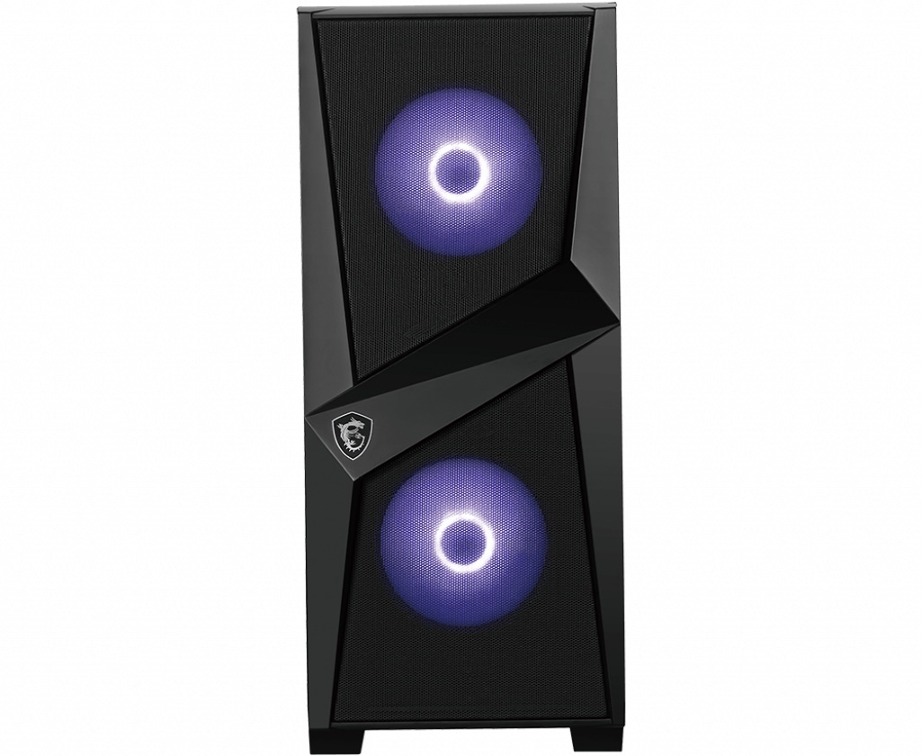 MSI CARCASA Middle Tower, ATX, fara sursa, sticla securizata, fan x 3, USB 3.2 gen 1, MAG FORGE 100M - imagine 4