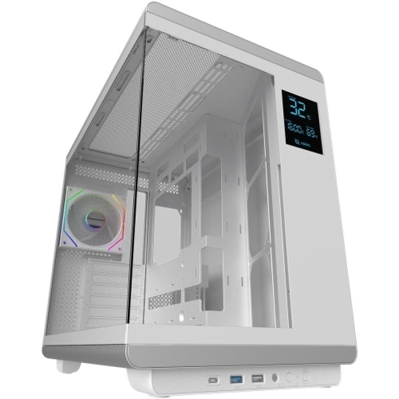 AQIRYS Carcasa Electra Draco, RGB, Mid Tower, White, AQRYS_DRACOWH