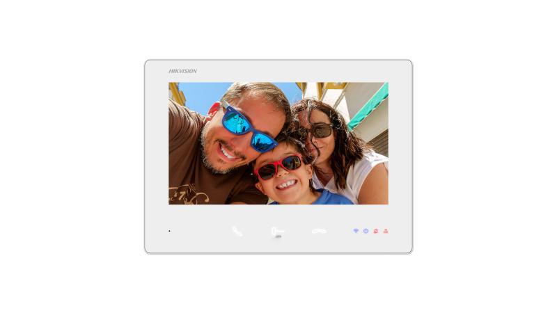 HIKVISION Monitor videointerfon color DS-KH7300EY-WTE2/White, 7-inch, DS-KH7300EY-WTHE2/WH