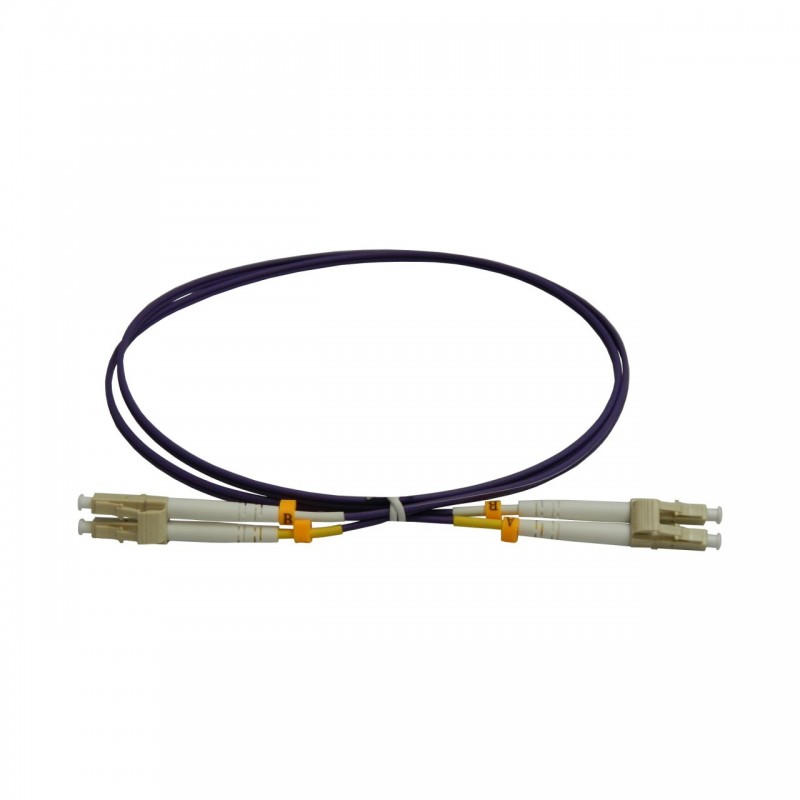 EMTEX Patchcord FO LC/PC-LC/PC, MM OM4 50/125, manta LSZH 2.0mm, duplex 15m, LC-LC-MM4/DX-15
