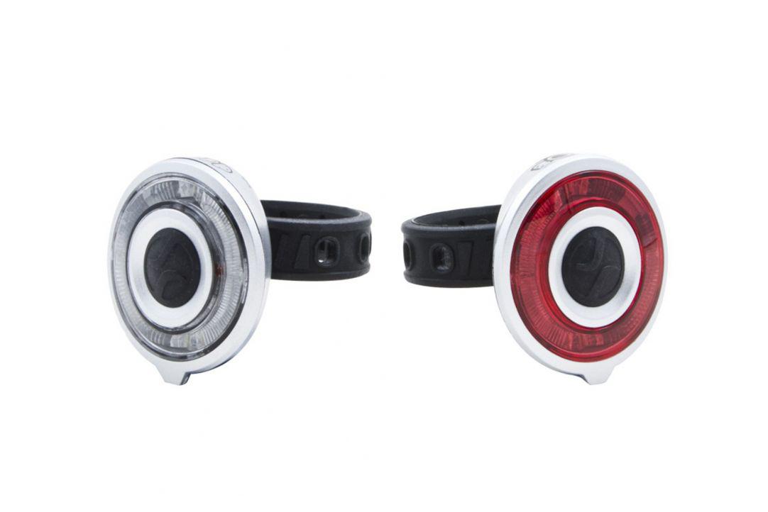 PEGAS Set lumini far+stop, 2 LED-uri rosii, 2 LED-uri uri albe, Baterii: 2 x 2 CR2032, SPA999165ARGM