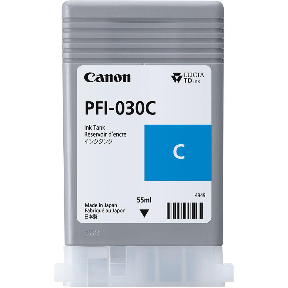 Canon Cartus Cerneala Original Cyan, PFI-030C pentru IPF TM-240|IPF TM-340, 55ml, NOPP, 3490C001AA