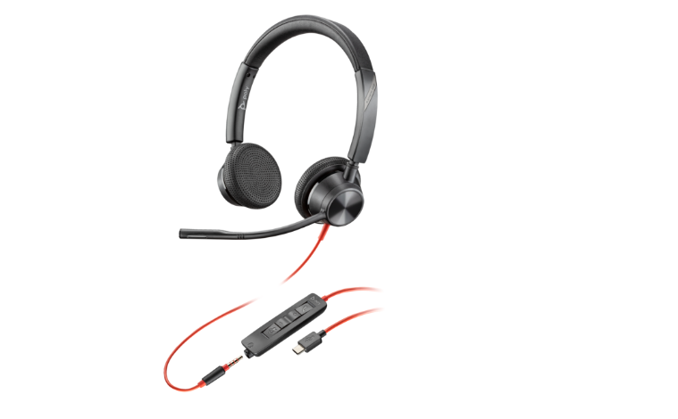 HP Casti Head-band Blackwire 3325, Wired, Negru, 8X221AA