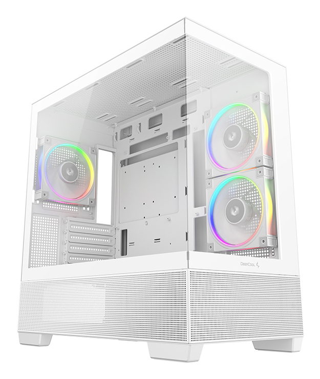 Deepcool CARCASA CG380 Wh, middle tower, gaming, fara sursa, suporta 9xfan, 3xfan, R-CG380-WHAGM3-G