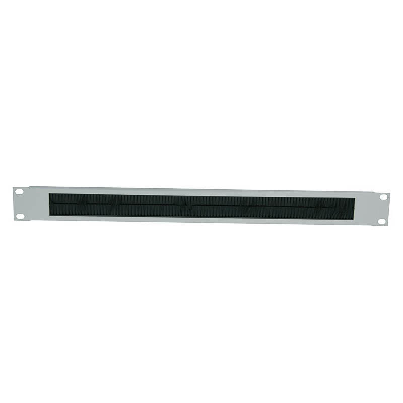 Logilink PANOU intrare cabluri, tip masca orizontala cu perii, 19 inch, 1U, gri, ORCEB1G