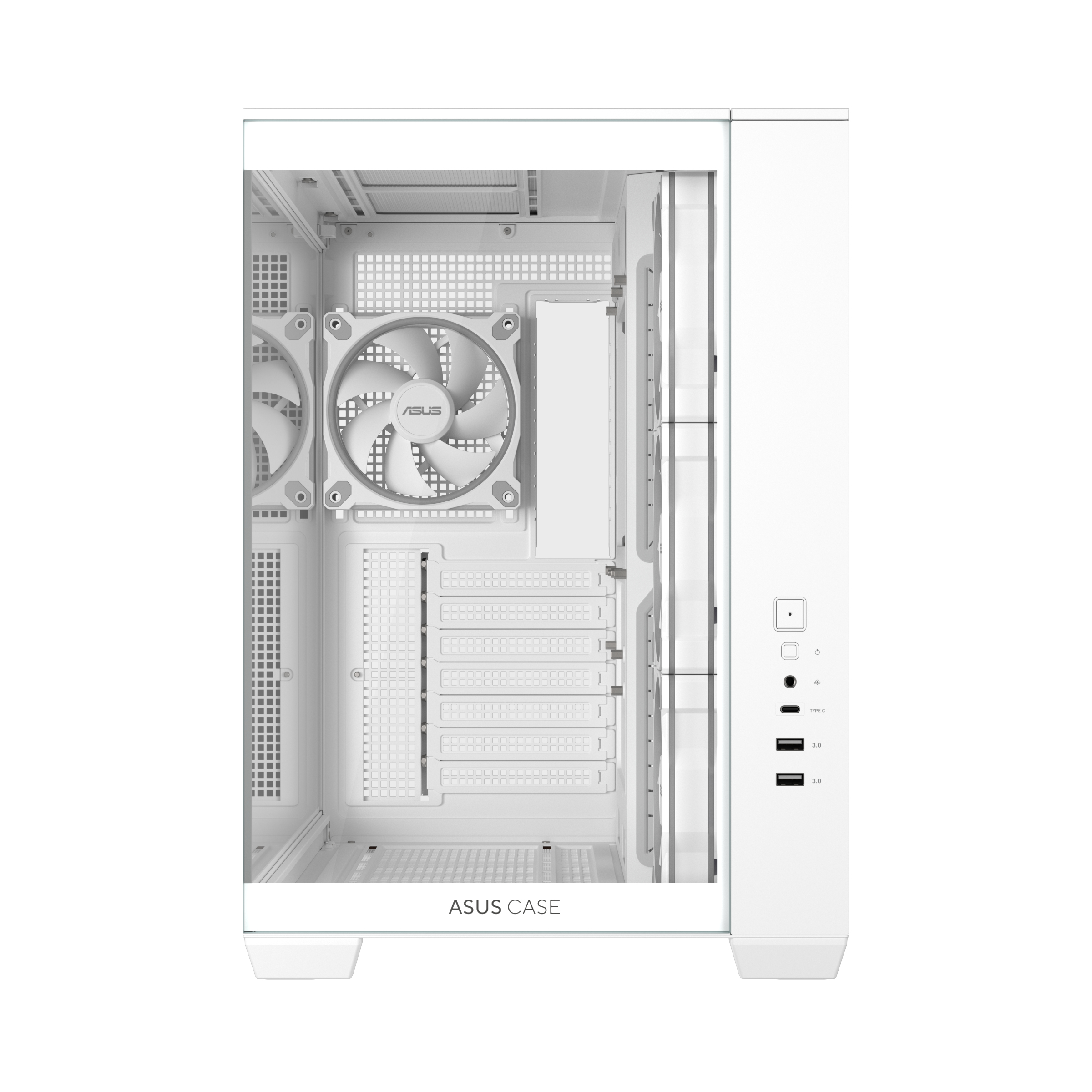 Asus Carcasa, A32 PLUS TG ARGB WHITE - imagine 4