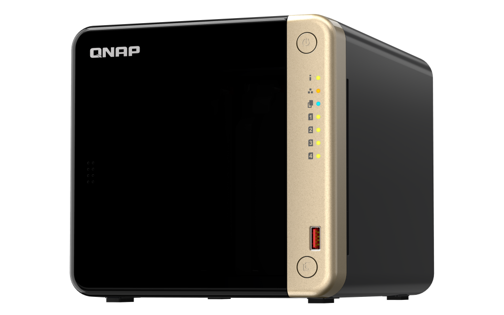 Qnap NAS 464 4BAY 2.9GHZ 8GB TWR SATA, TS-464-8G