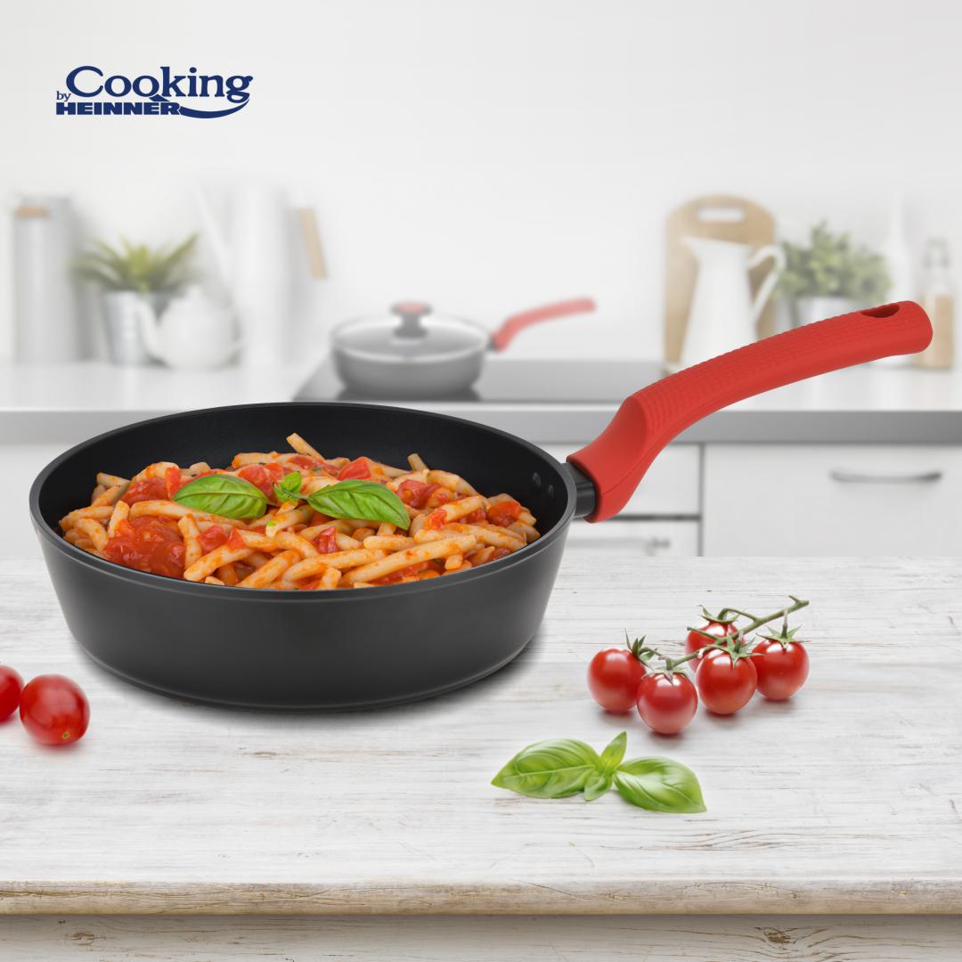 HEINNER TIGAIE ALUMINIU FORJAT + CAPAC 28X7 CM, REDMOON, COOKING BY, HR-MRK-AC28 - imagine 4