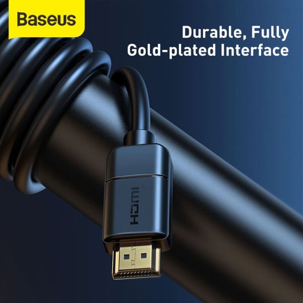 Baseus CABLU video HD Series, HDMI (T) la HDMI (T), rezolutie maxima 4K UHD (3840 x 2160), CAKGQ-E01 - imagine 3