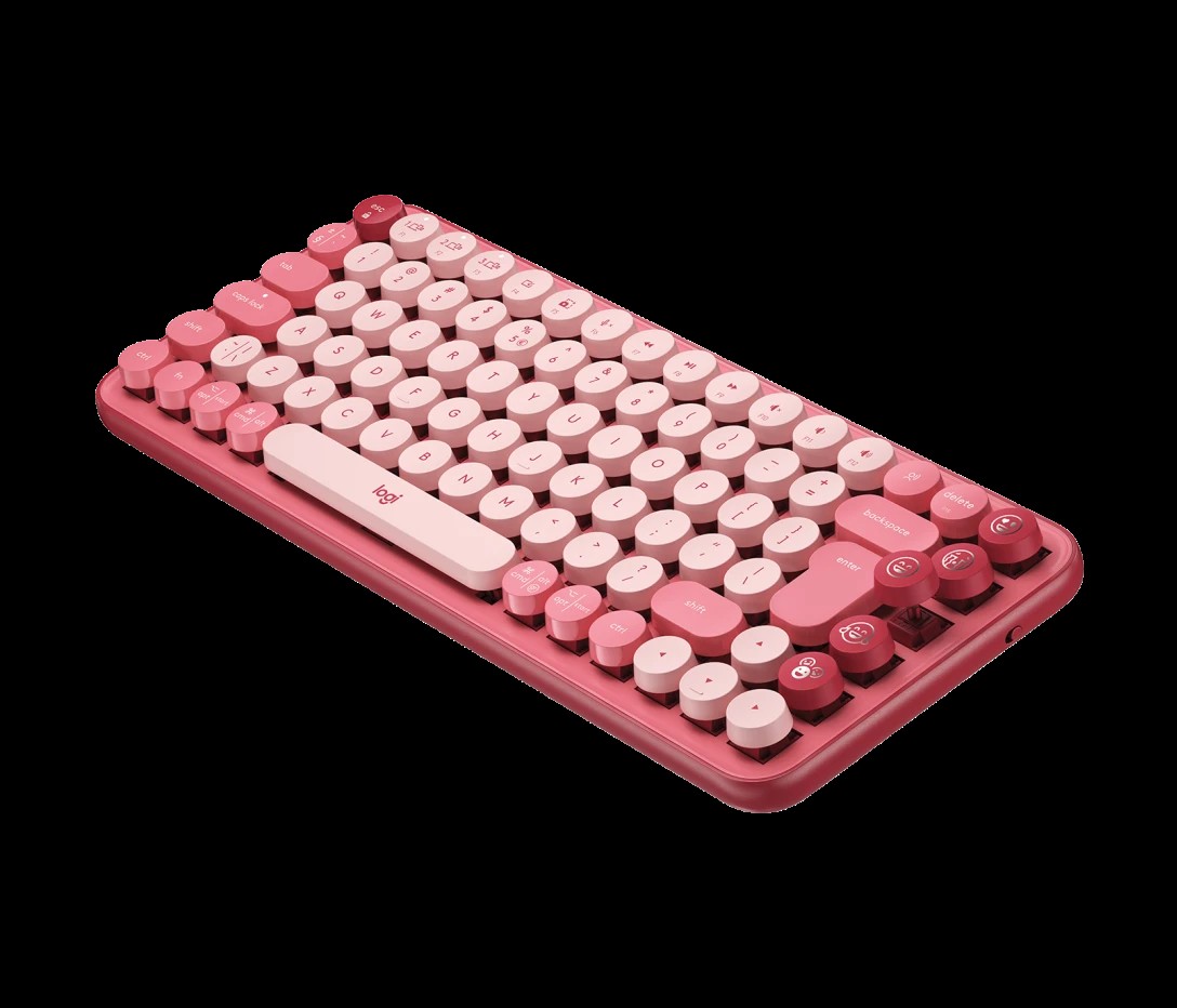 Logitech POP ICON KEYS - ROSE - US INTL - BT - INTNL-973, 920-013073