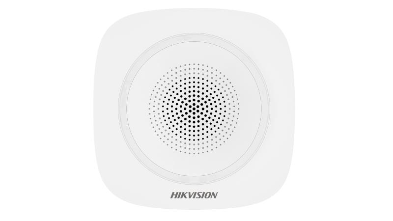 HIKVISION Sirena interior wireless AX PRO (Red Indicator); 868MHz two-way Tri-X, DS-PS1-I-WE(B)-R
