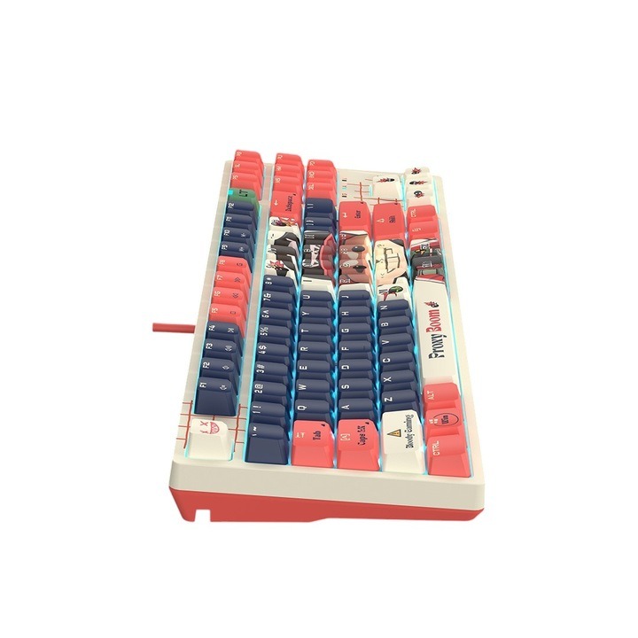 A4Tech Tastatura gaming Bloody AT87 Alpha Optical Switch Performance Keyboard USB, AT87 Proxy Boom - imagine 3