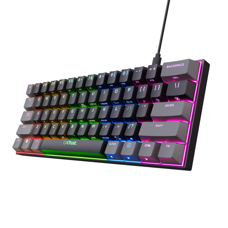 TRUST Tastatura Mecanica Gaming GXT 867 Acira, USB, negru, TR-24882