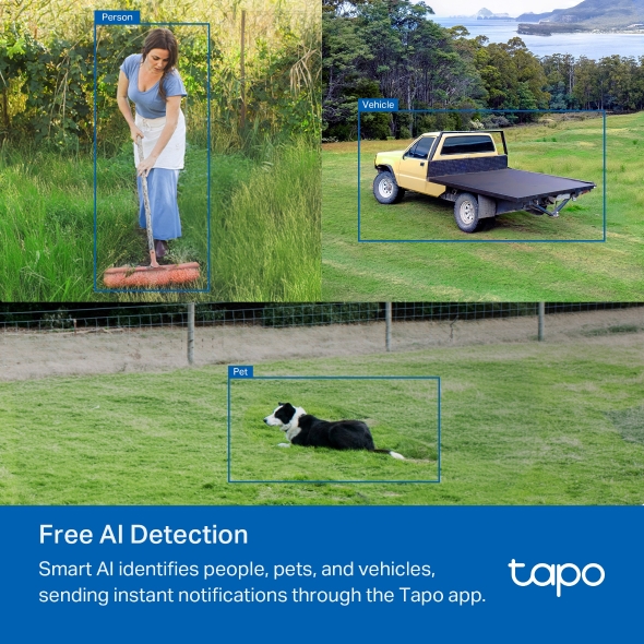 Tp-Link CAMERA IP, 3G/4G LTE + 1 x RJ-45, dome, pt.exterior, dist. IR 9 m, tip lentila, Tapo C501GW - imagine 5