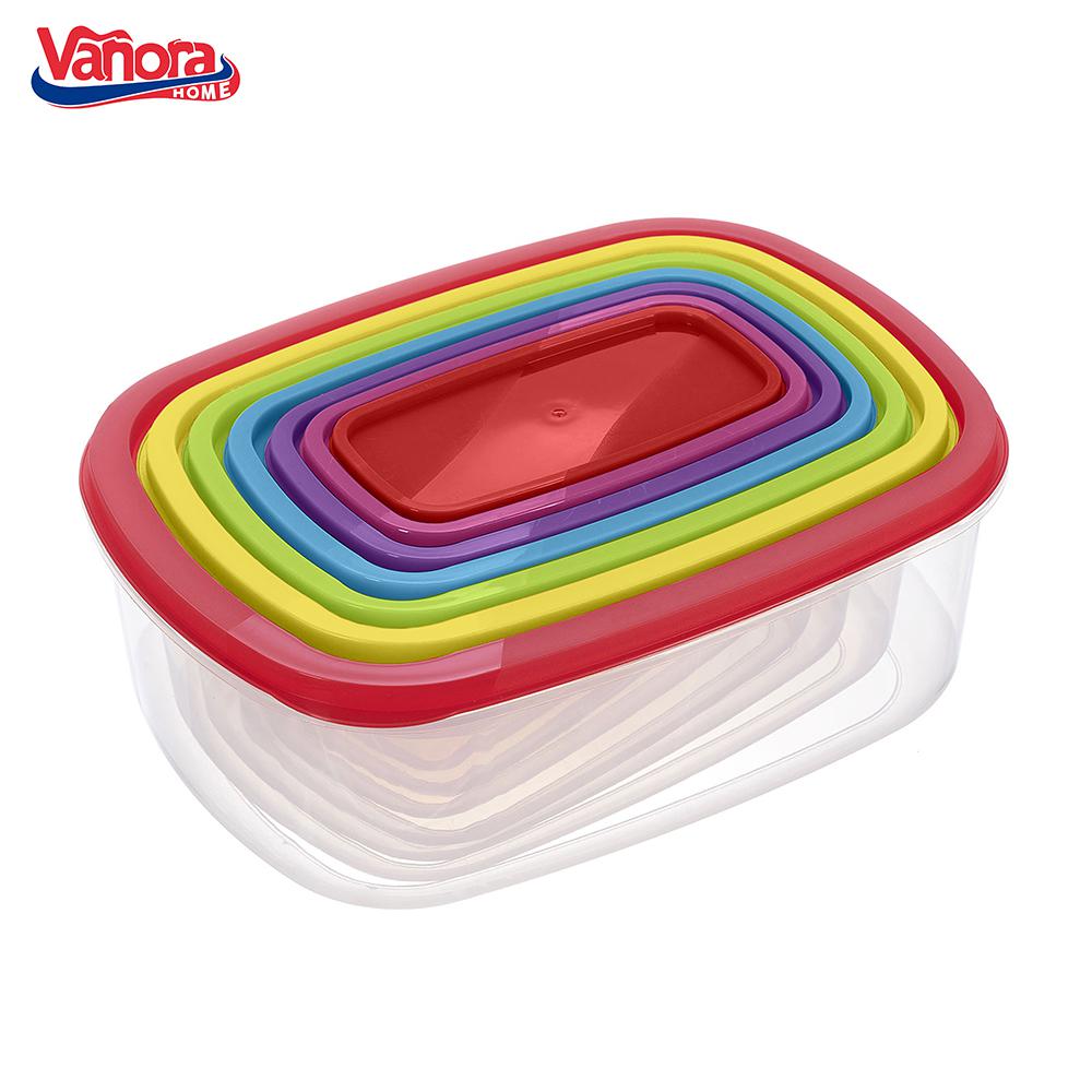 VANORA SET 7 CASEROLE DREPTUNGHIULARE HAPPY, HOME, VN-FM-7FM