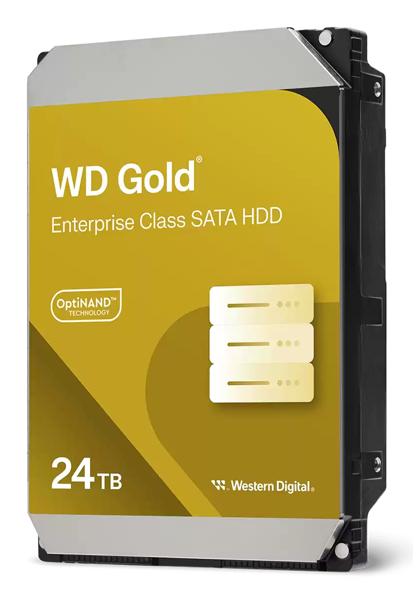 WD HDD SATA 24TB 7200RPM 6GB/S/512MB GOLD WDC, WD242KRYZ