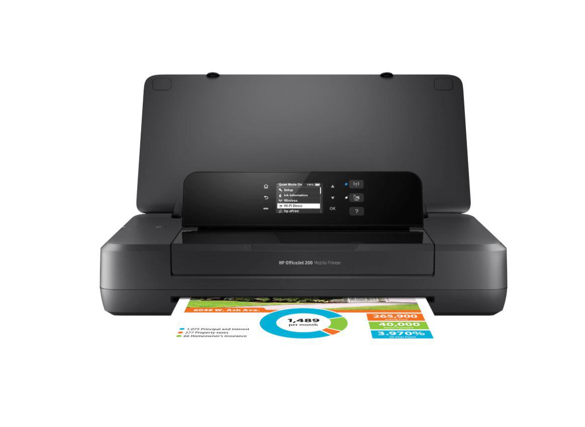 HP Imprimanta inkjet Color OfficeJet 200, A4, Impr., 10ppm mono, 7ppm color, USB|WiFi, CZ993A