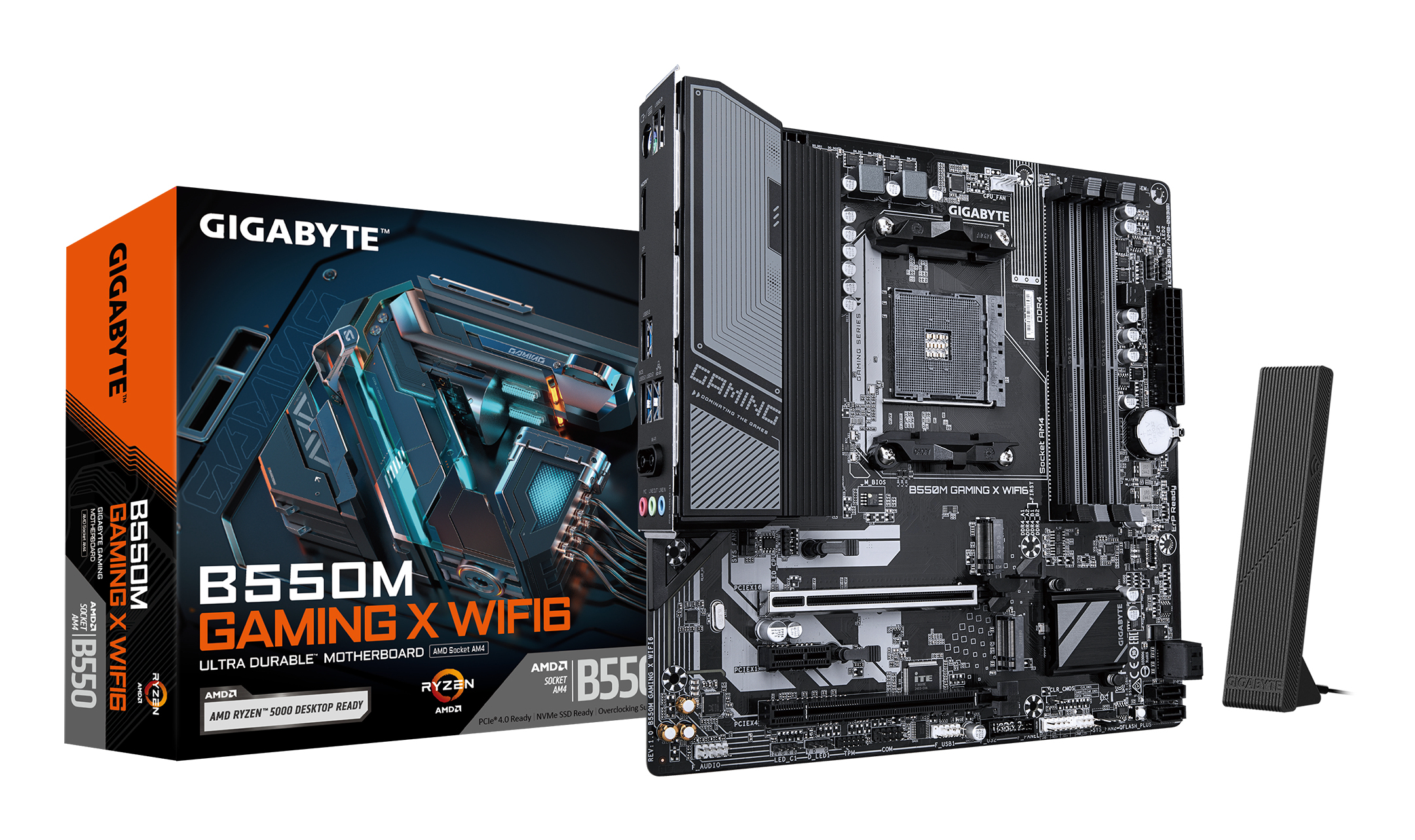 Gigabyte MB AM4, B550M GAMING X WIFI6