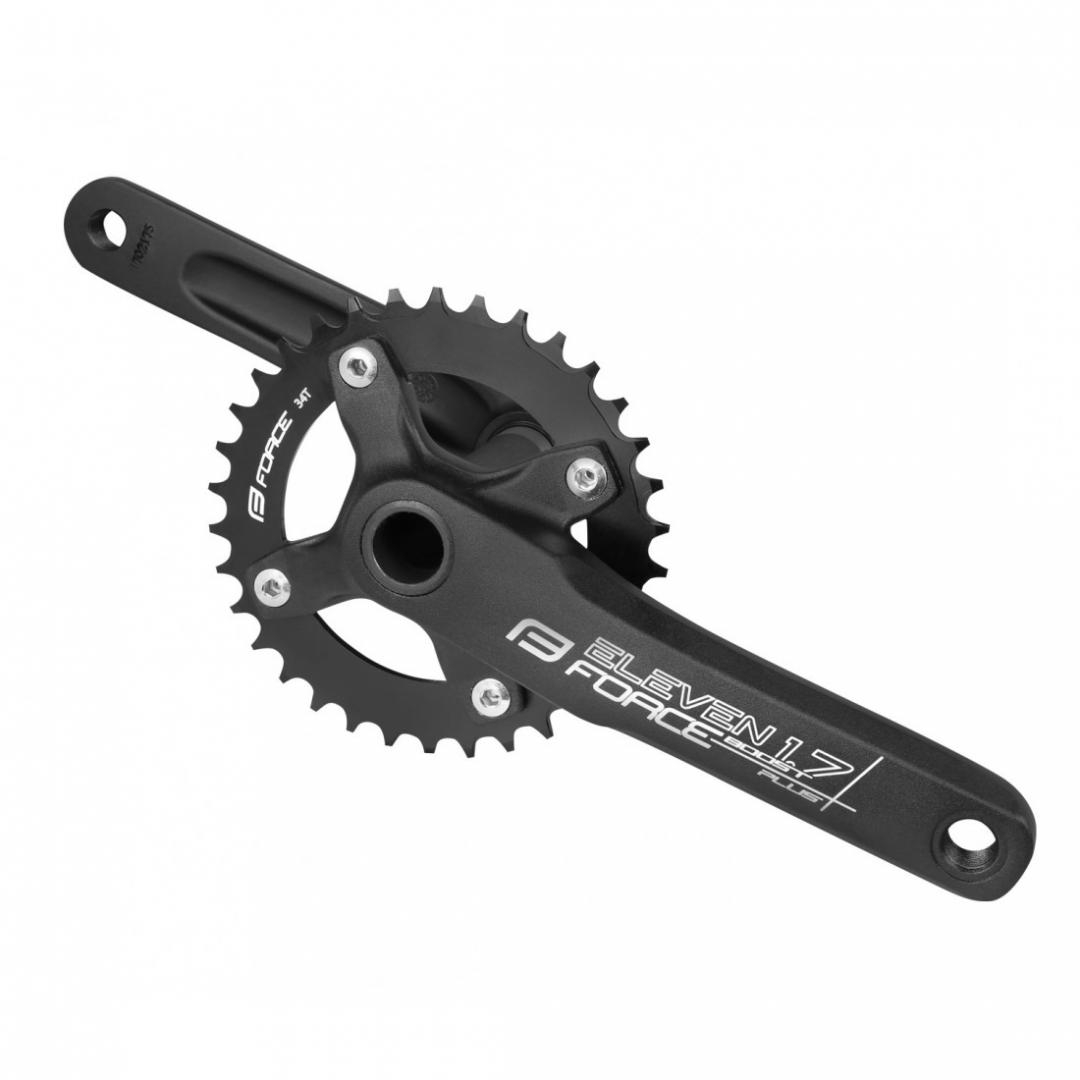 PEGAS Pedalier Force Eleven1.7B AL 34T 175 mm negru, FRC64364