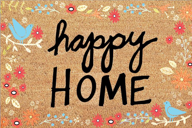 HEINNER COVORAS INTRARE ANTIDERAPANT 40X60CM, HAPPY, HOME, HR-MTC-FAMH
