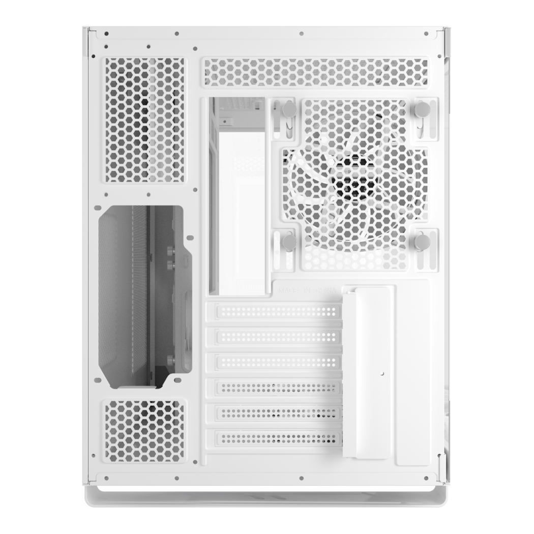 PCCOOLER CARCASA, Middle Tower, ATX, fara sursa, sticla securizata, 6 ventilatoare, C3 T500 ARGB WH - imagine 4