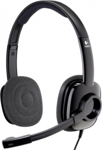 Logitech CASTI, H151, cu fir, standard, utilizare multimedia, call center, microfon pe, 981-000589