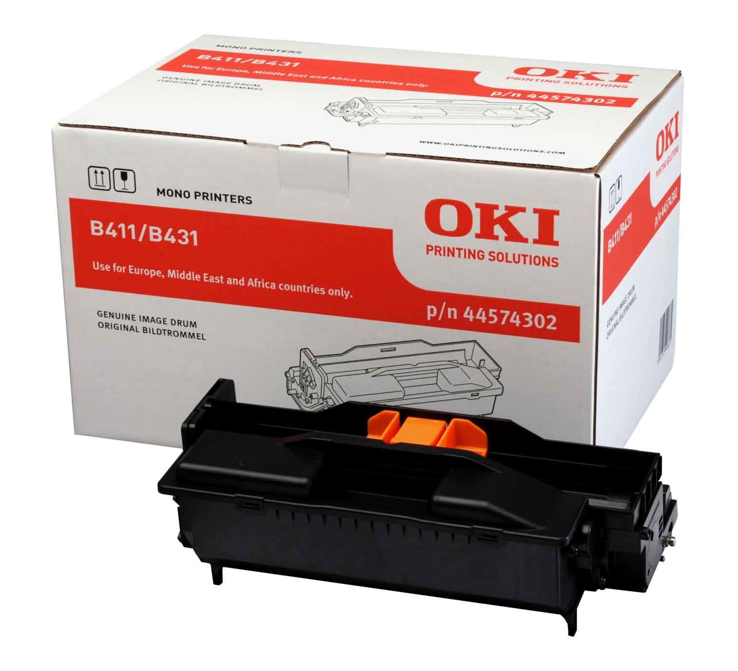 OKI Drum Unit Original Black pentru B411|B431|B432|B512|MB 461|MB 471|MB 491|MB 492|MB 562, 44574302