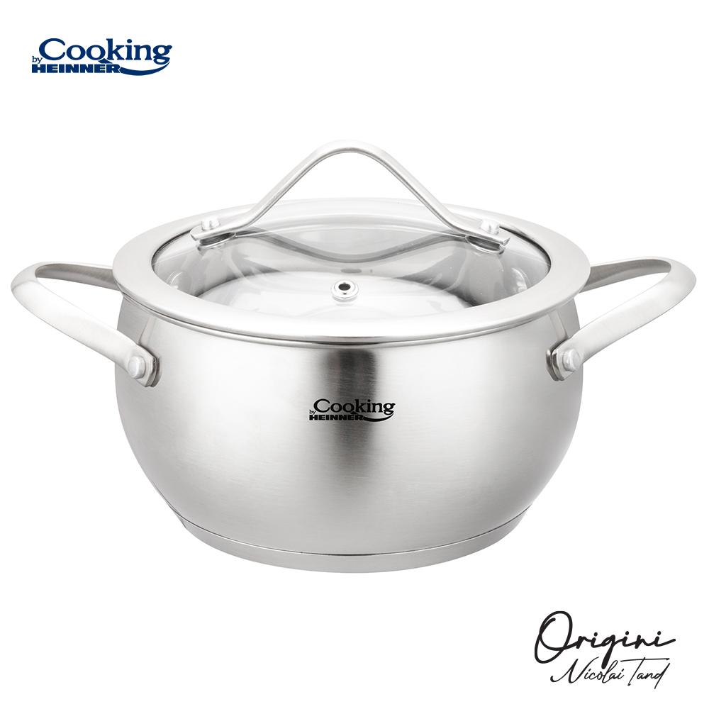 HEINNER CRATITA INOX+CAPAC 16X9 CM, 1.8L, NICOLAI TAND, ORIGINI, COOKING BY, HR-RW-T018C