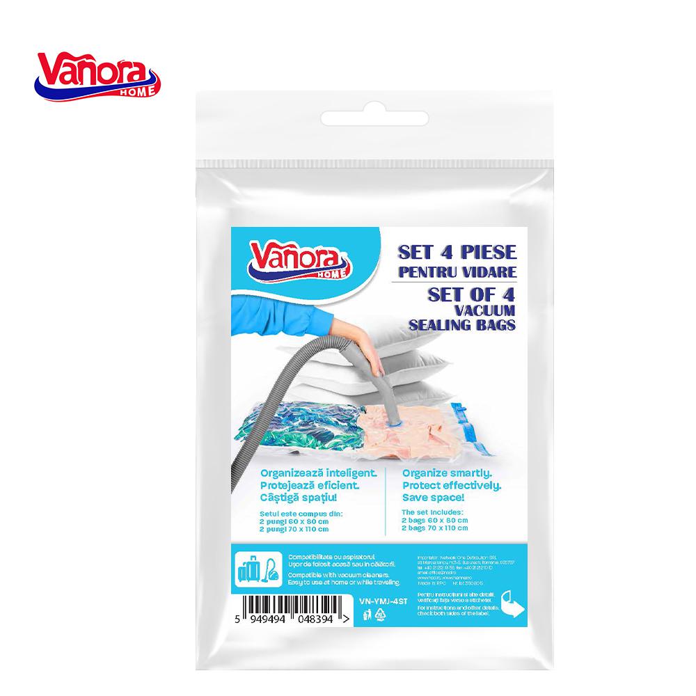 VANORA SET 4 SACI PENTRU VIDARE, VANORA HOME, VN-YMJ-4ST
