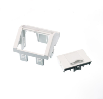 Nexans Modul unghiular 45x45 pentru 1 port Snap-In alb LANmark, N423.520