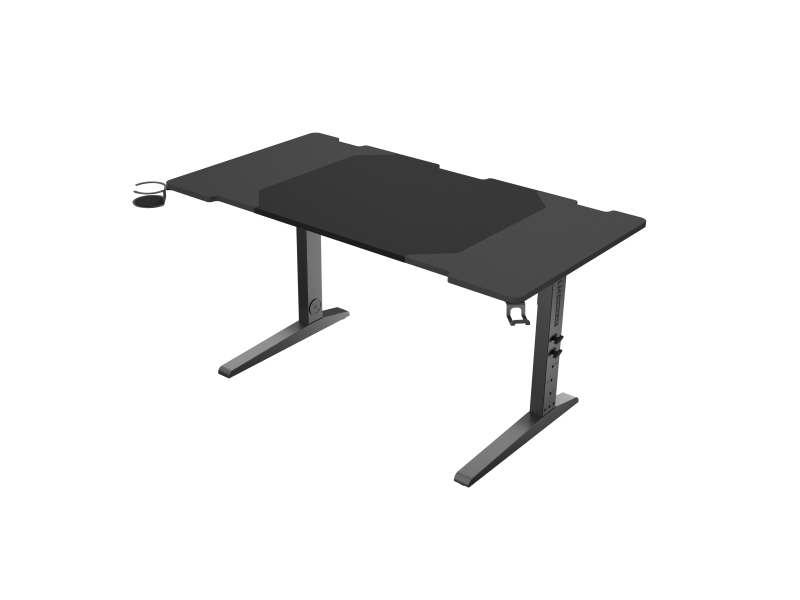 GENESIS Birou gaming Holm Modular 140, material metal MDF, reglabil pe inaltime 70 - 90 cm, NDS-2249