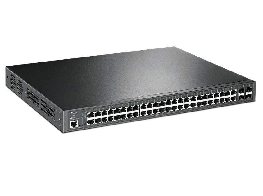 TP-LINK JetStream™ 52-Port Gigabit L2+ Managed Switch with 48-Port PoE+, 802.3at/af, TL-SG3452P - imagine 3