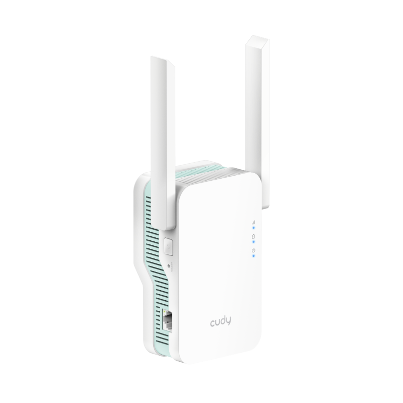 CUDY AX1500 Mesh Wi-Fi 6 Range Extender, 1 x RJ-45, 100 Mbps Wi-Fi 6, RE1500