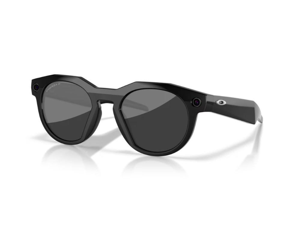 OAKLEY Meta HSTN AI Glasses Black Frame Prizm Black Polarized Lenses Wide - High Bridge, OW8002-0351