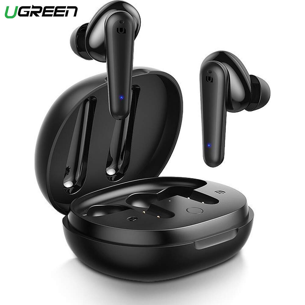 UGreen CASTI, WS106 wireless, intraauriculare - butoni, ANC, pt smartphone, microfon pe casca, 90401 - imagine 2