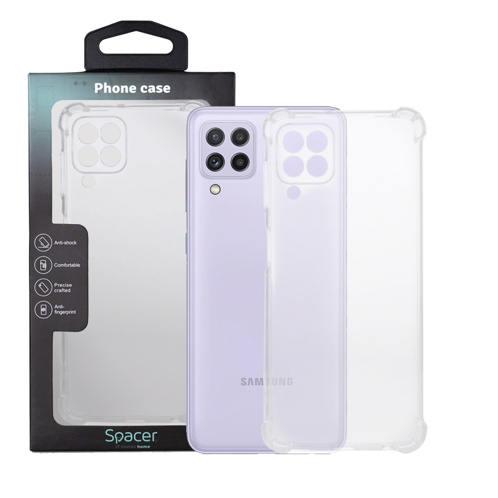 SPACER Husa Samsung Galaxy A22 4G, transparenta, grosime 1.5mm, protectie, SPPC-SM-GX-A224G-CLR