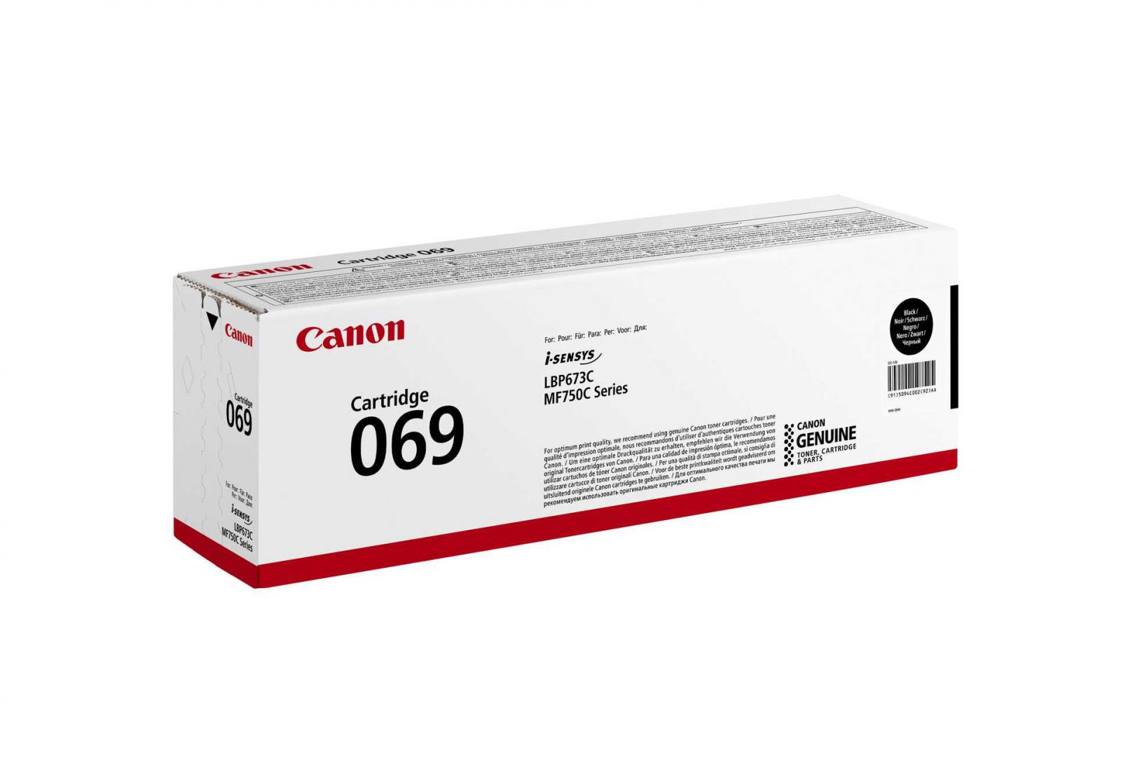 Canon Toner Original Black, CRG-069BK pentru LBP 673|MF 752|MF 754, 2.1K, 5094C002AA