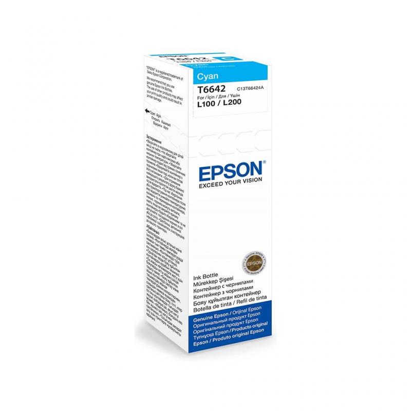 EPSON Cartus T6642, Cyan, C13T66424A