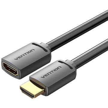 Vention Cablu video, HDMI(T) la HDMI(M), 2m, rezolutie maxima 4K la 60Hz, conectori auriti, AHCBH