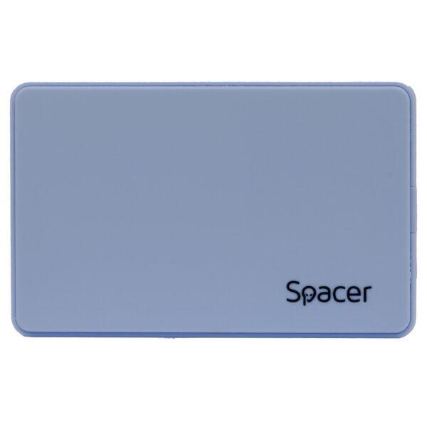 SPACER Rack ext. HDD/SSD 2.5" USB 3.0 albastru, SPR-25612BL