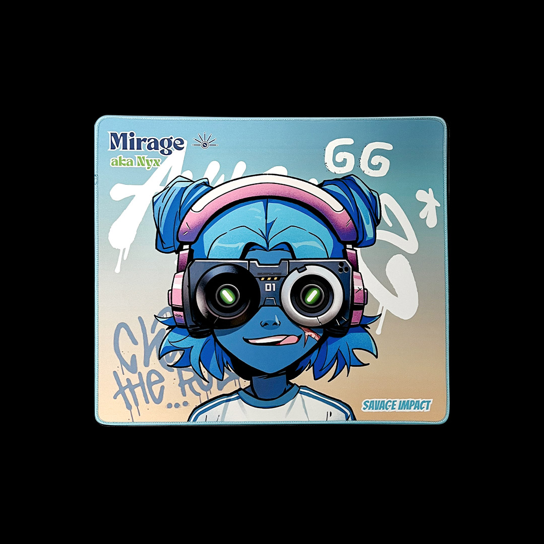 A4Tech MousePAD - gaming, Bloody, cauciuc si material textil, 454 x 400 x 5 mm, BP-45W Nyx Mirage