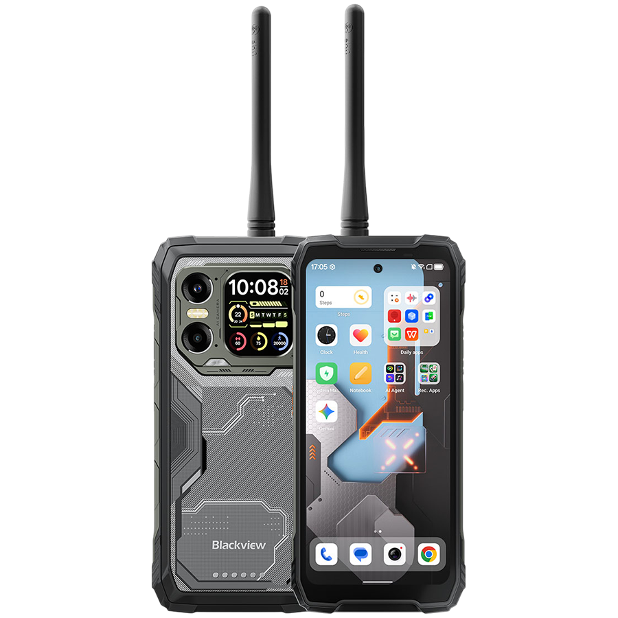 Blackview XPLORE 1 Walkie-talkie 22km 5G Rugged Phone 6.78-inch FHD 2460x1080, BVXPLORE1WT_BK12_EU