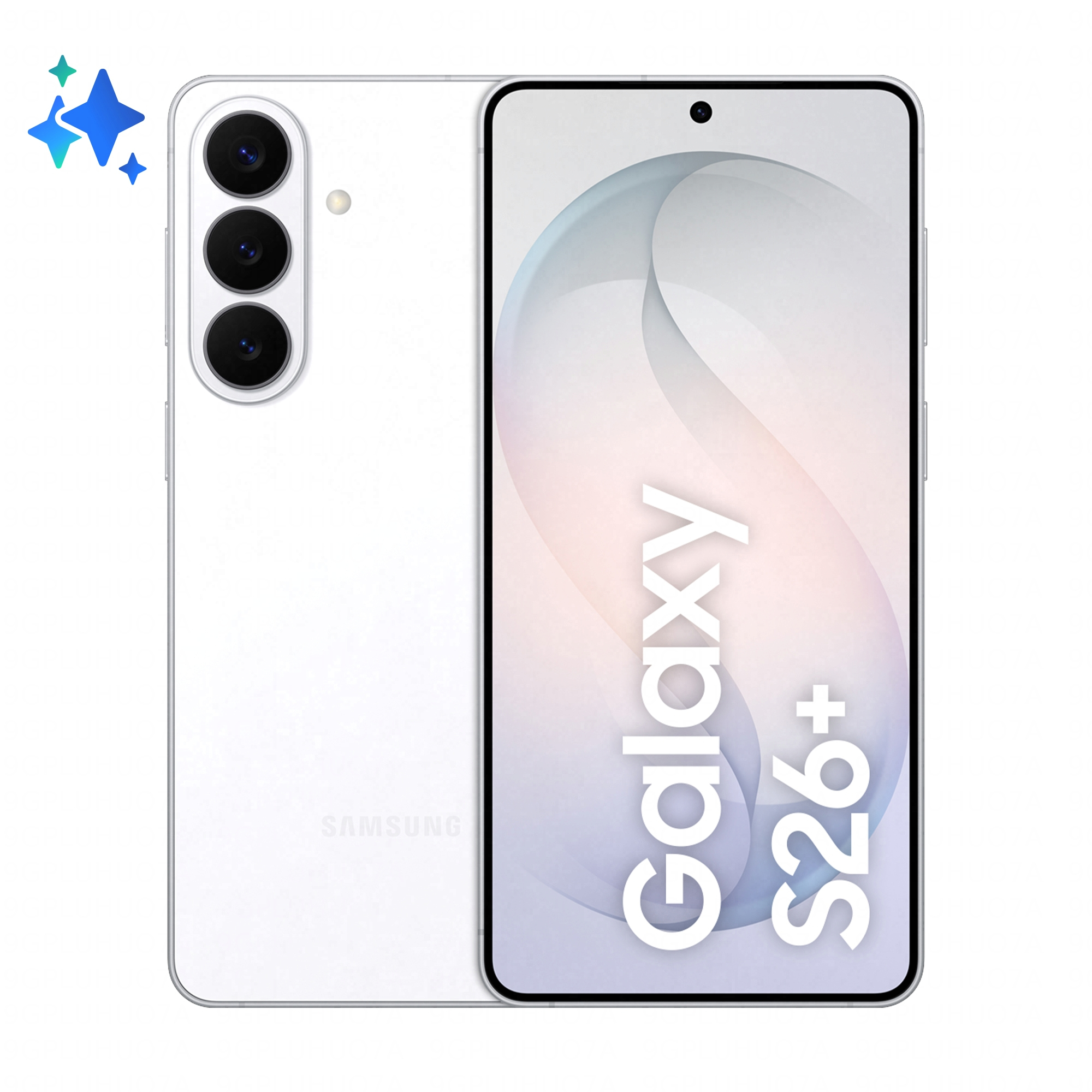 Samsung Smartphone Galaxy S26+ 256GB 12GB RAM 5G Dual SIM White, SM-S947BZWDEUE