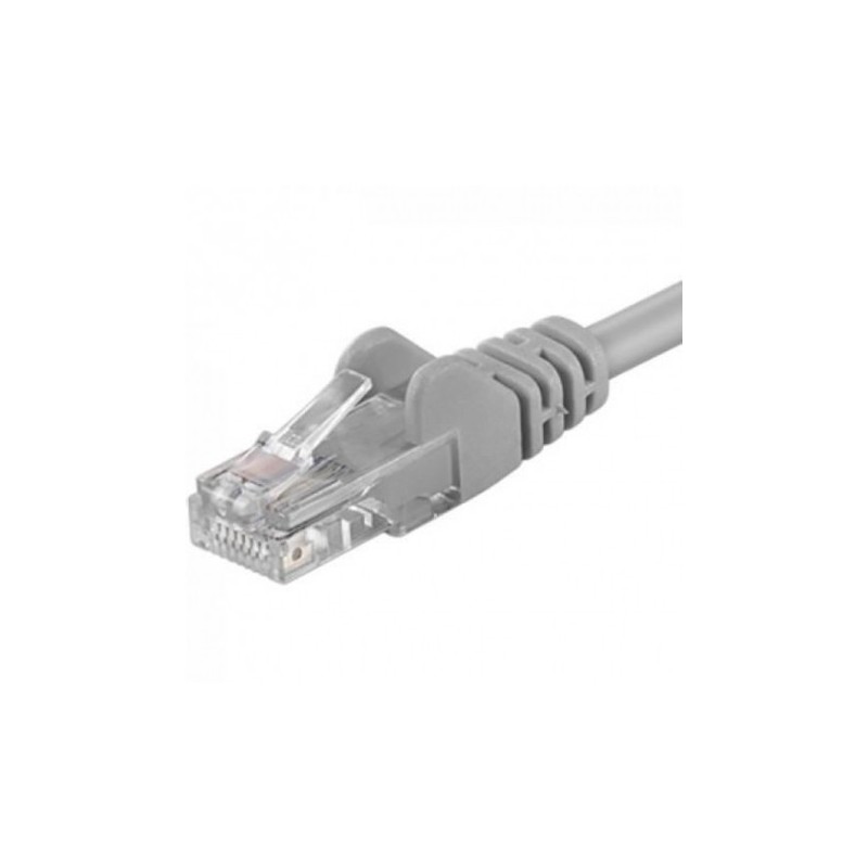 EMTEX Patchcord UTP RJ45-RJ45 Cat.5e, LSZH, 0.25m, gri -, UTP-5E-0.25-G-LSZH-EMT