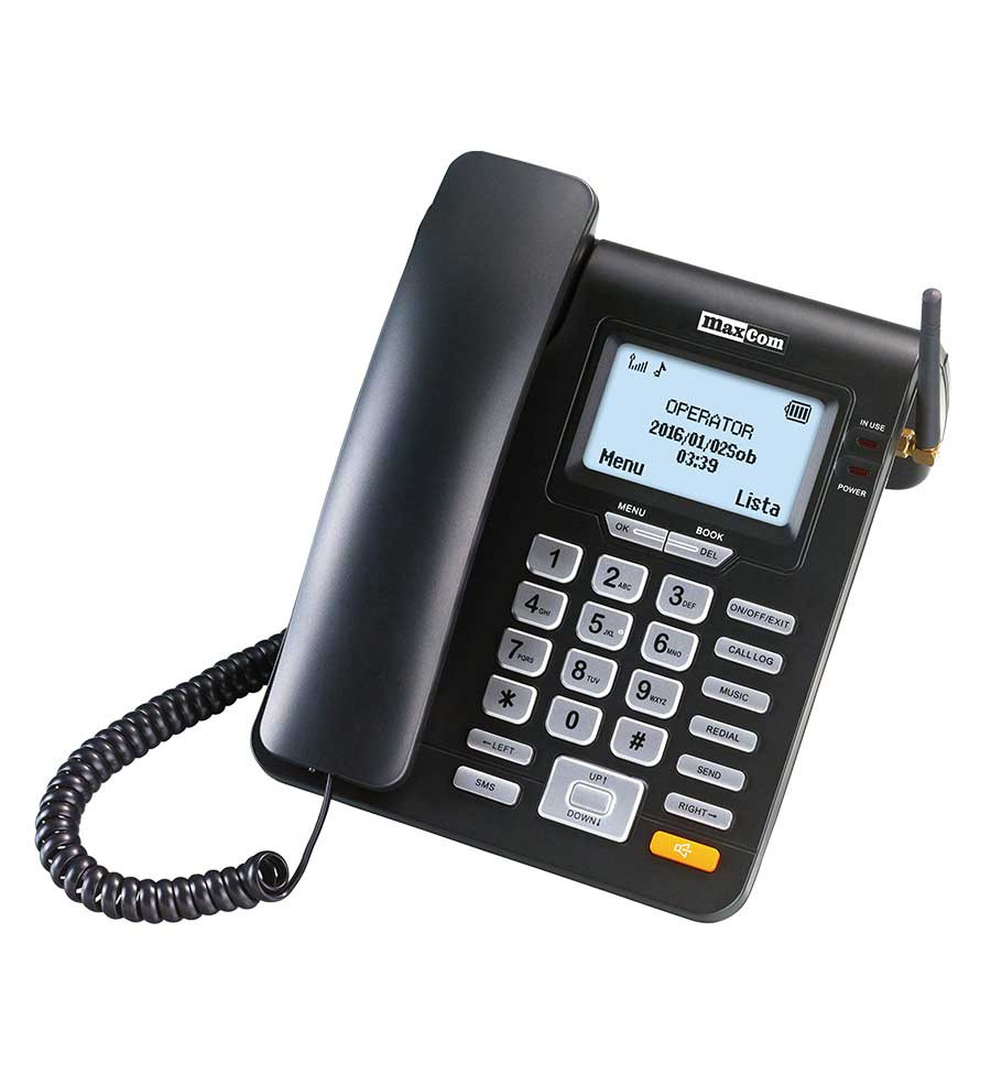 Maxcom TELEFOANE Black, MM28DHS
