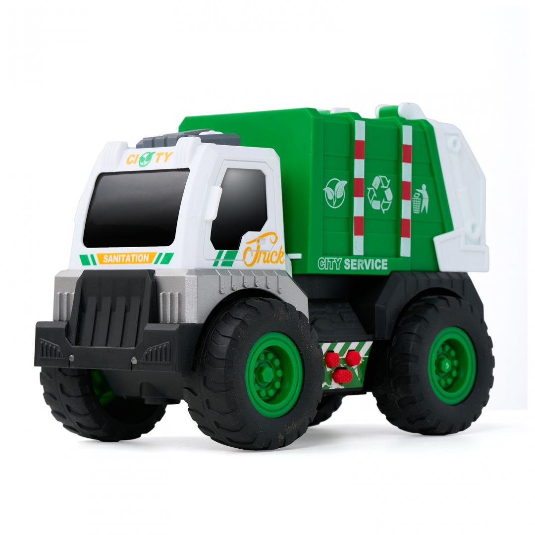 MomKi CAMION DE SALUBRITATE CU LUMINI, SUNETE SI DETALII MOBILE, MOMKI1189-19