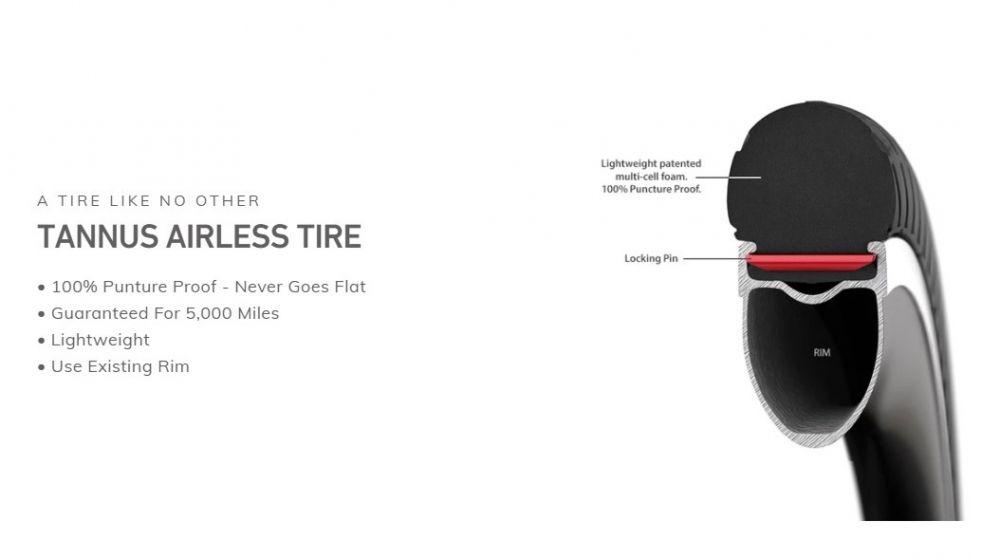 PEGAS Anvelopa TANNUS Airless New Slick 700x23C Midnight Negru, 000000000000520358 - imagine 9