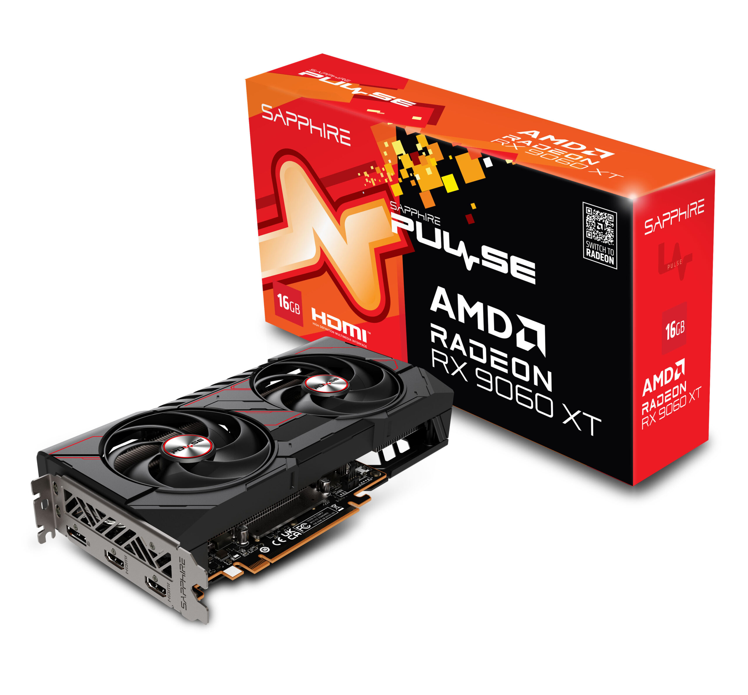 Sapphire Placa video Pulse Radeon RX 9060 XT OC 16GB, 16GB GDDR6, 128 bit, PCI Express, 11350-03-20G - imagine 8